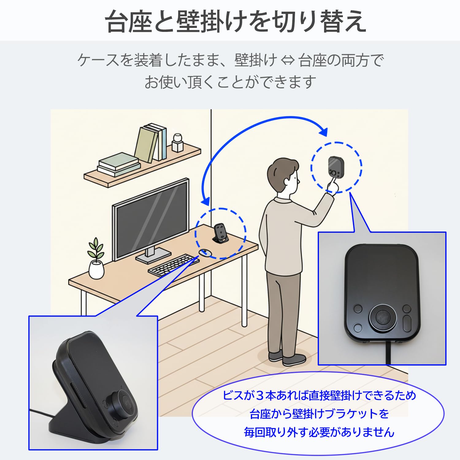 SwitchBot ハブ3 スマートリモコン　壁掛けホルダー付 Amazon | For SwitchBot スマートリモコン ハブ3 壁コンセントマウント